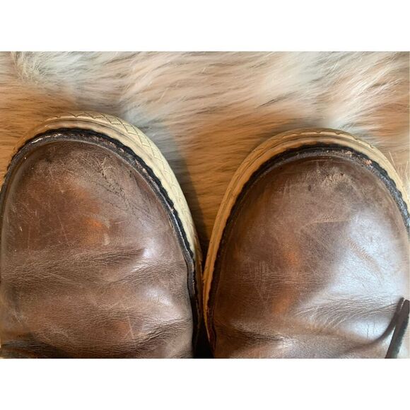 Frye Men’s Gates Chukka Shearling Boots Chocolate Size 8.5 - Picture 6 of 9